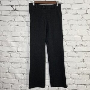 Betabrand Straight Leg Dress Pant Yoga‎ Pant Size XS Petite Career Charcoal Gray